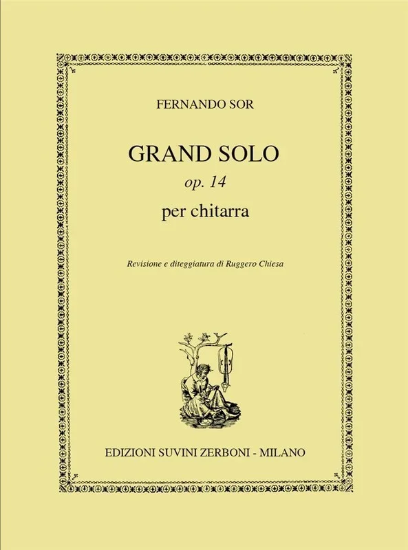 Grand Solo Op 14 Guitar Book
