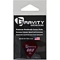 GRAVITY PICKS 003 J3 XL Polished Red Guitar Picks 1.5 mm