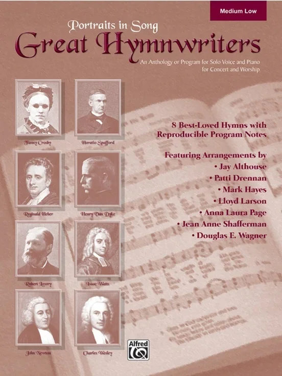 Great Hymnwriters Med Low Book/CD