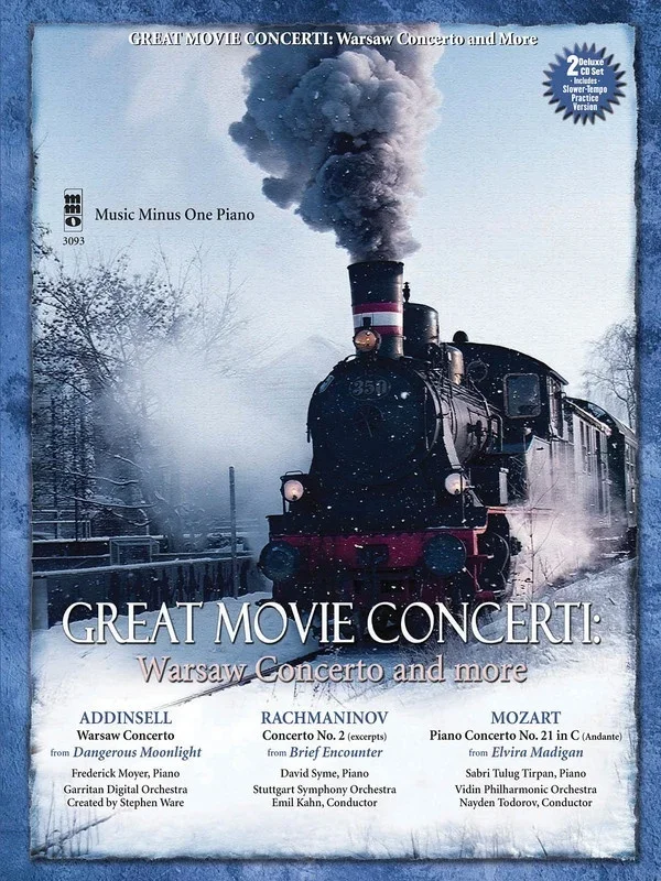 Great Movie Concerti Warsaw Concerto and More Piano Book/CD (Softcover Book/CD)