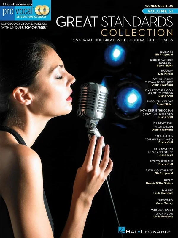 Great Standards Coll Pro Vocal Womens V51 Book/CD (Softcover Book/CD)