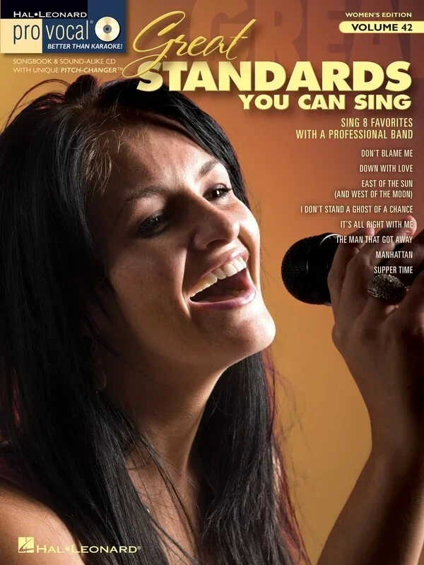 Great Standards You Can Sing Pro Vocal Wom V42 B (Softcover Book/CD)