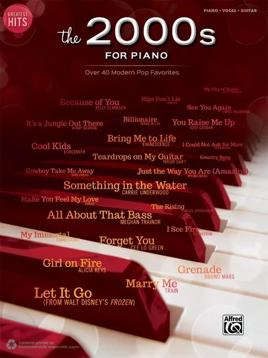 Greatest Hits: The 2000S For Piano PVG