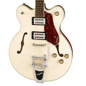 Gretsch G2622T Streamliner Center Block Double-Cut with Bigsby – Vintage White with Laurel Fingerboard