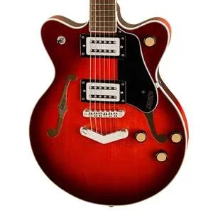 Gretsch G2655 Streamliner Center Block Jr. Double-Cut with V-Stoptail – Claret Burst with Laurel Fingerboard