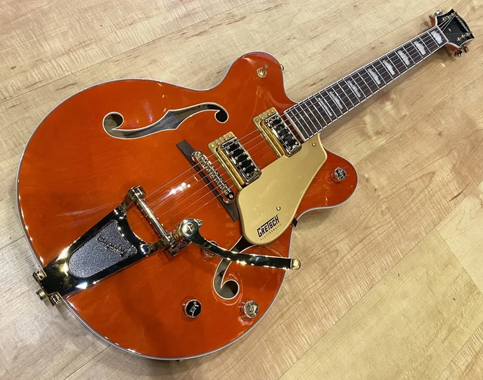 Gretsch G5422TG Electromatic Classic Hollow Body Double-Cut with Bigsby and Gold Hardware Orange