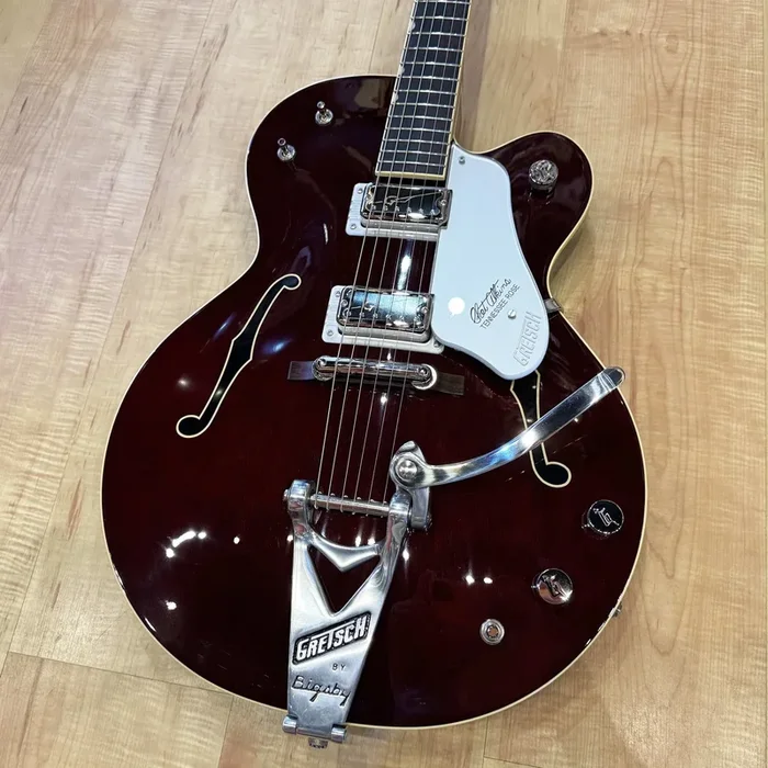 Gretsch G6119T-62 Vintage Select Edition ’62 Tennessee Rose Hollow Body Dark Cherry Stain Used 2023