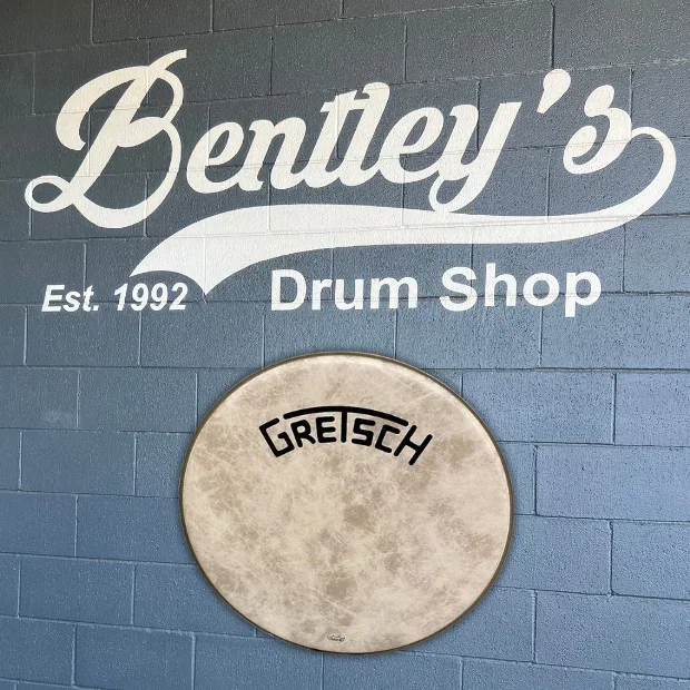 Gretsch GRDHFS18B Broadkaster 18 ” Bass Drum Logo Fiberskyn Drumhead