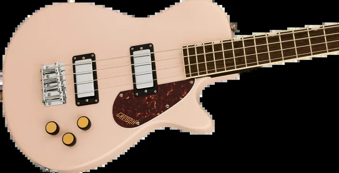 Gretsch Streamliner Jet Club Bass Single-Cut, Laurel Fingerboard, Shell Pink