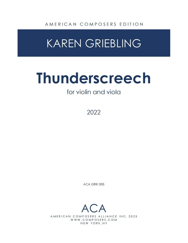Griebling: Thunderscreech