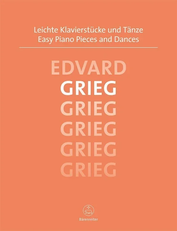 Grieg Easy Piano Pieces And Dances Urtext Urtext Edition Book