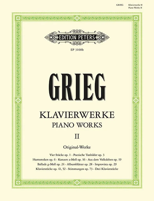 Grieg: Piano Works – Volume 2: Original Works