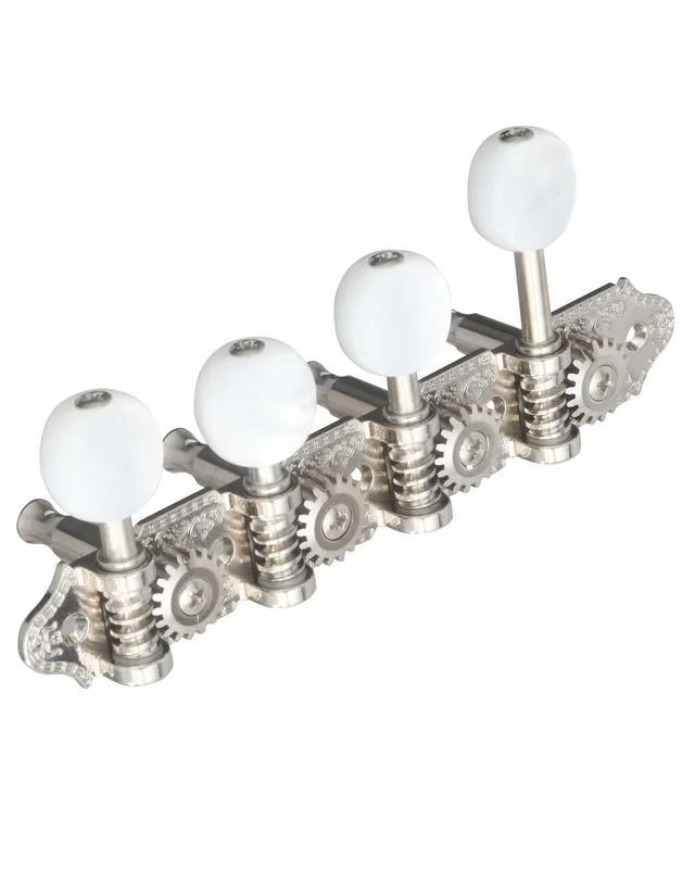 Grover Deluxe Vintage Mandolin Tuners, F-Style (Nickel Finish)