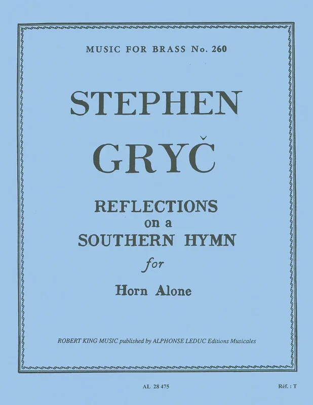 Gryc: Reflections On A Southern Hymn