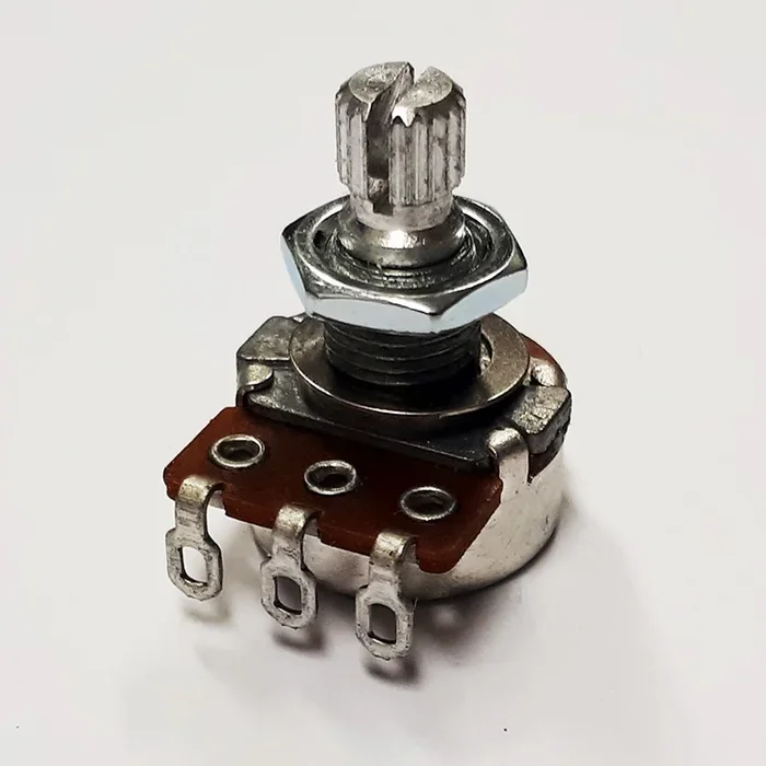 GT B500K Mini Volume Potentiometer with 15mm Split Shaft (Pk-6)