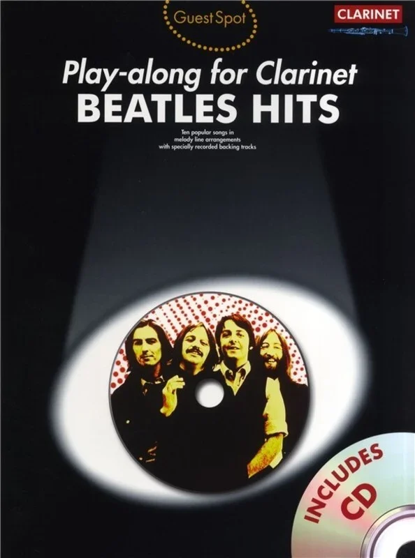 Guest Spot Beatles Hits Clarinet Softcover Book/CD