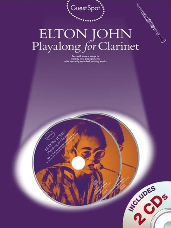 Guest Spot Elton John Clarinet Softcover Book/CD
