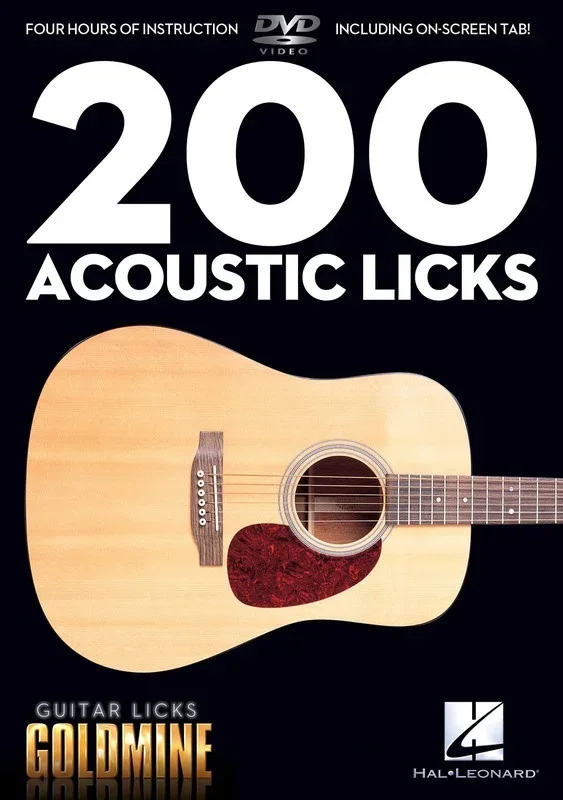 Guitar Licks Goldmine 200 Acoustic Licks DVD (DVD Only)