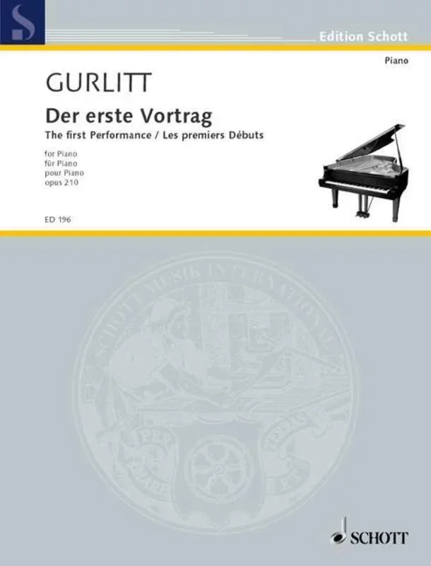 Gurlitt – The First Performance Op 210 Piano (Softcover Book)