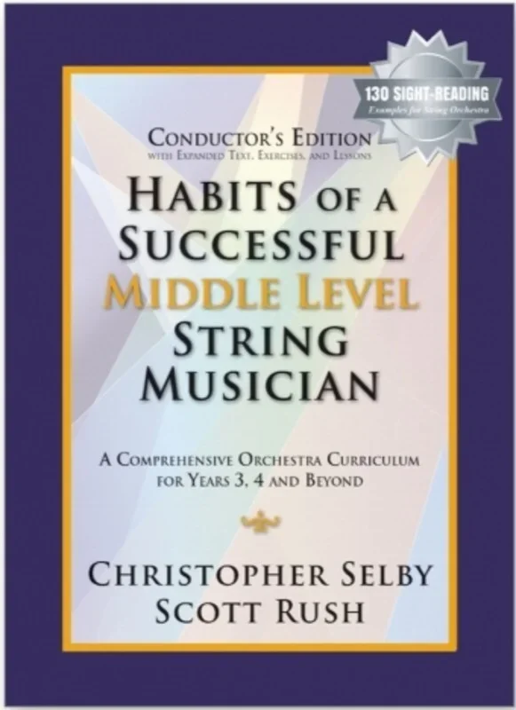 Habits Of Successful Middle String Musician Conductor (Music Score) Book