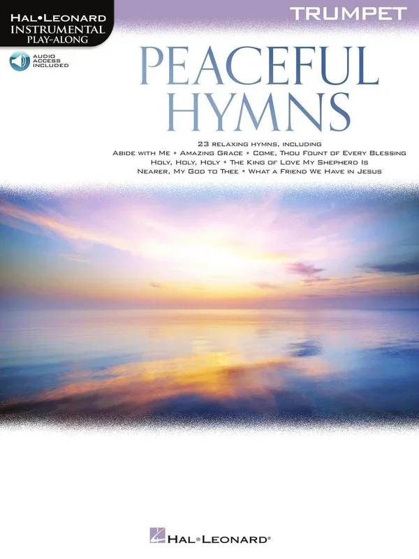 HAL LEONARD 00366479 Peaceful Hymns for Trumpet – Instrumental Play-Along