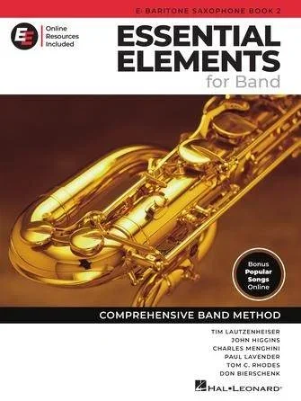 HAL LEONARD 00870325 Essential Elements for Band – Eb Baritone Sax Book 2 with EEi