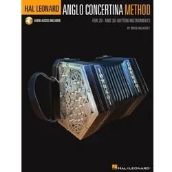 Hal Leonard Anglo Concertina Method for 20- and 30-Button Instruments