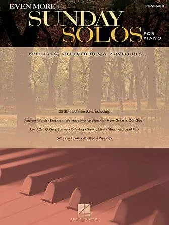 HAL LEONARD HL00312098 Even More Sunday Solos for Piano