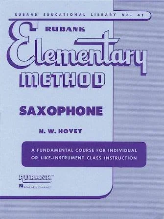 HAL LEONARD HL04470030 Rubank Elementary Method – Saxophone