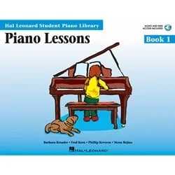 Hal Leonard Student Piano Library: Piano Lessons, Book 1 – Book with Online Audio