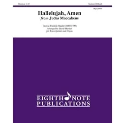 Hallelujah, Amen from ‘Judas Maccabeus’ – Brass Quintet & Organ