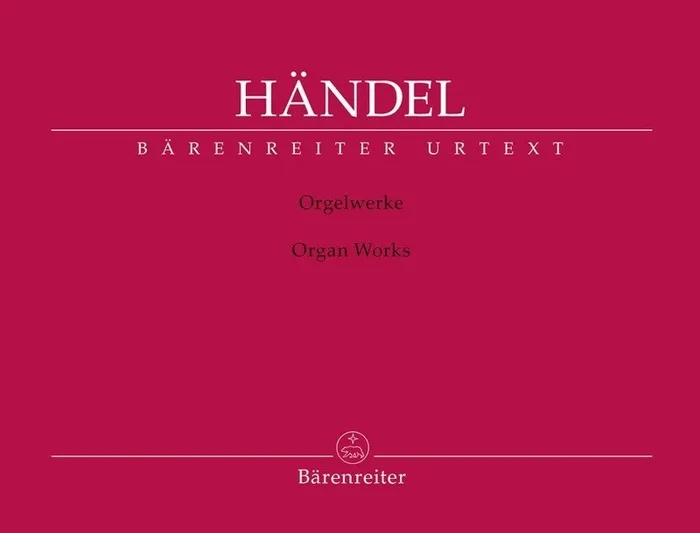 Handel – Organ Works (Softcover Book) Urtext Edition Book