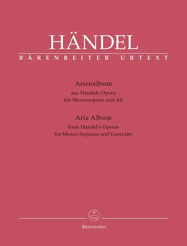 Handel: Aria Album for Mezzo-Soprano and Contralto