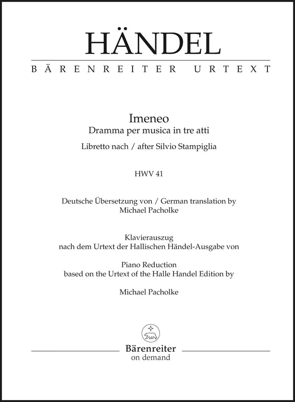 Handel: Imeneo, HWV 41