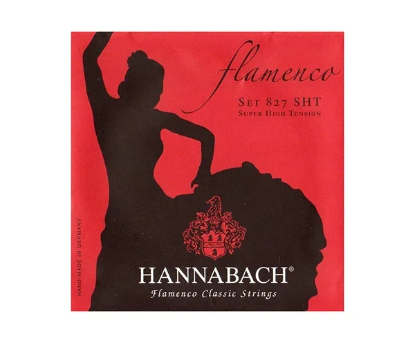 Hannabach Classical 827SHT Flamenco Set – Red (Super High Tension)