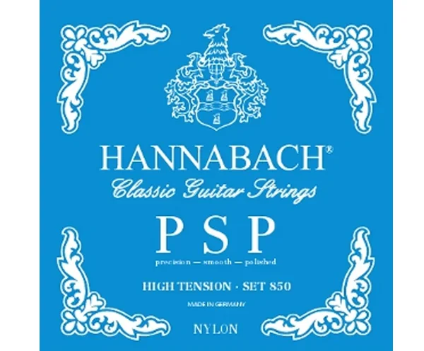 Hannabach Classical 850PSP Precision Smooth Polished set – Blue (High Tension)