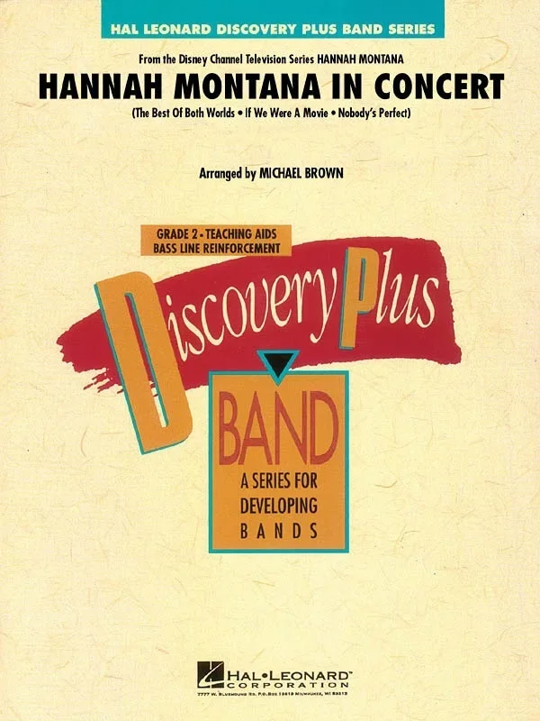 Hannah Montana In Concert Discovery Plus Concert Band 2 (Music Score/Parts)