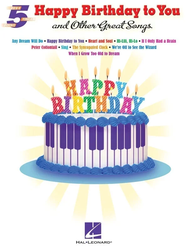Happy Birthday To You and Other Great Songs 5 Fing (Softcover Book)