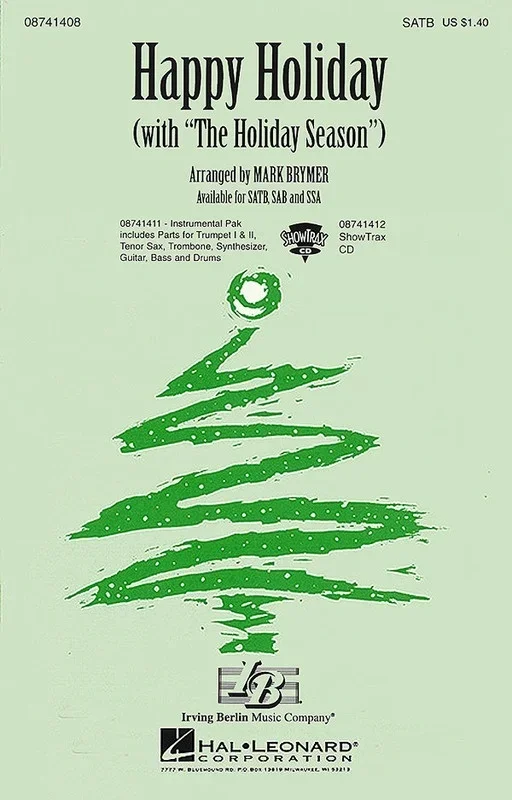 Happy Holiday 2 Pt (Octavo)