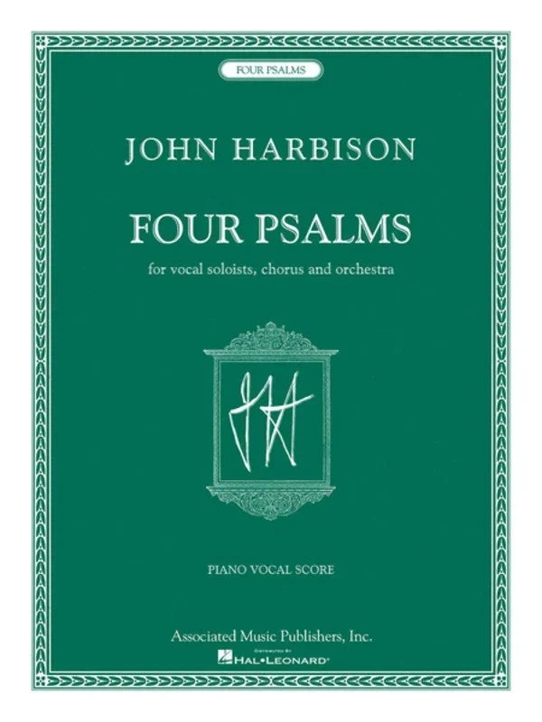 Harbison – Four Psalms Vocal Score