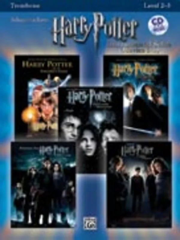 Harry Potter Instrumental Solos Movies 1-5 Book/CD Trombone Book