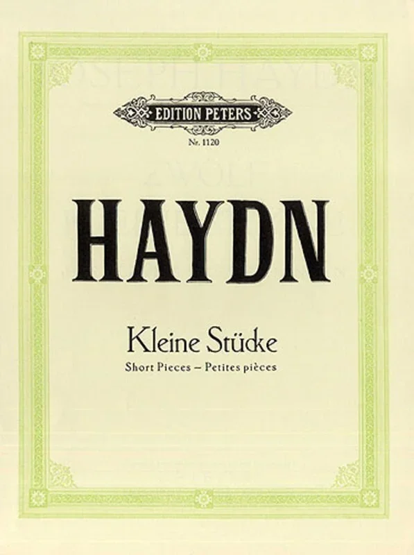 Haydn – Short Pieces For Piano (Softcover Book)