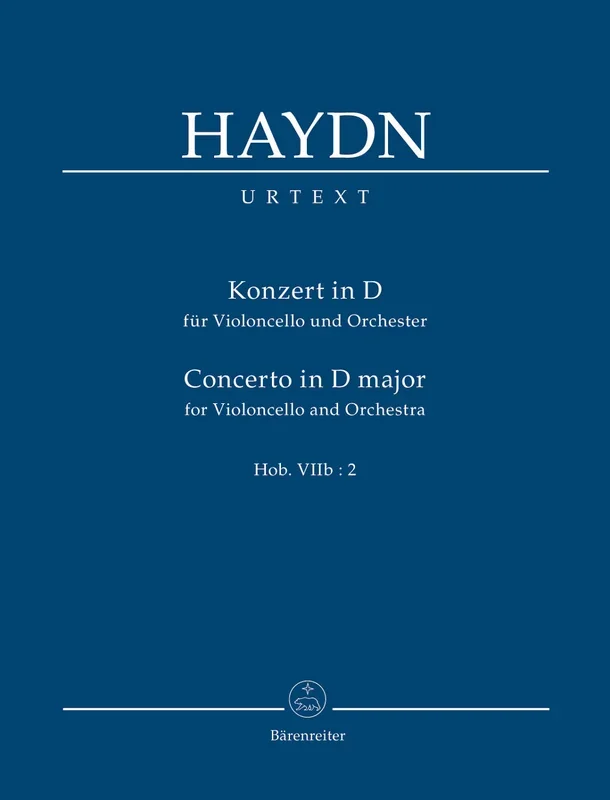 Haydn: Cello Concerto No 2 in D – Study Score