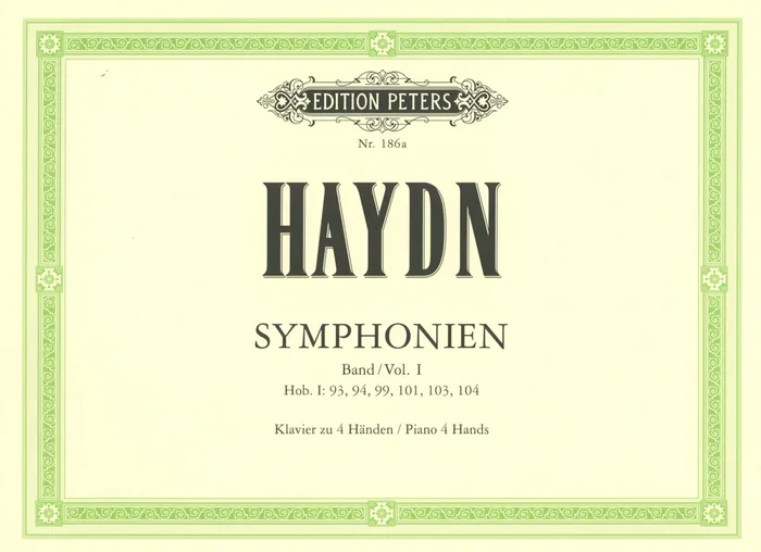 Haydn: Symphonies 93, 94, 99, 101, 103, 104 (arr. for piano 4-hands)