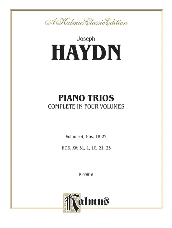 Haydn Trios Book 4 Piano Trio