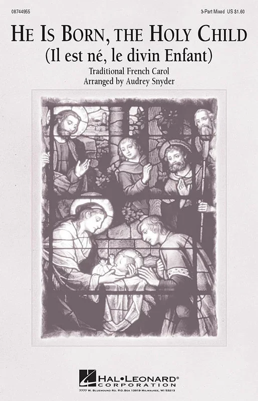 He Born Holy Child 3Pt (Octavo)