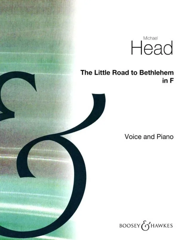 Head – Little Road To Bethlehem In F Low Voice/Piano (Softcover Book)
