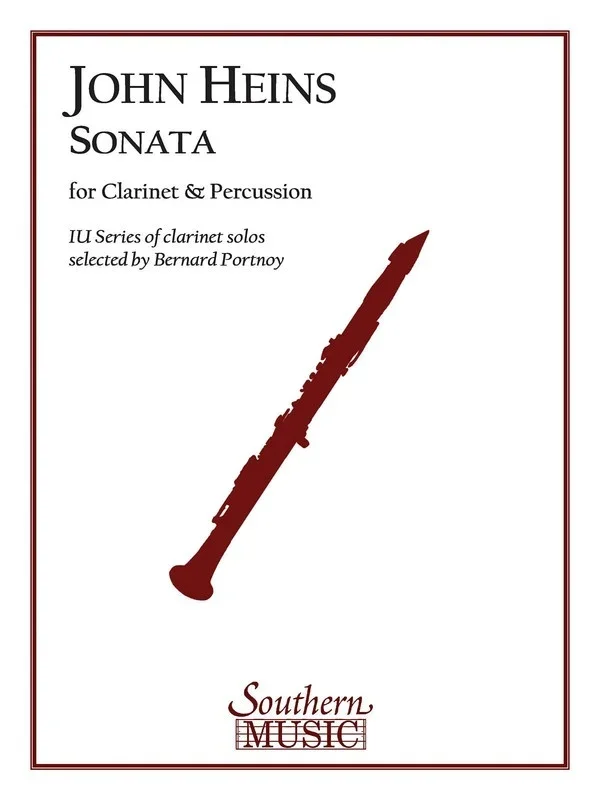 Heins – Sonata For Clarinet/Percussion (Softcover Book)