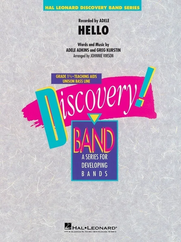 Hello Concert Band 1.5 Score/Parts