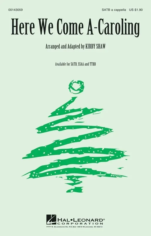 Here We Come A Caroling SATB A Cappella (Octavo)
